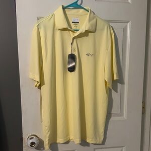 Greg Norman Collection Men's Yellow Polo Shirt